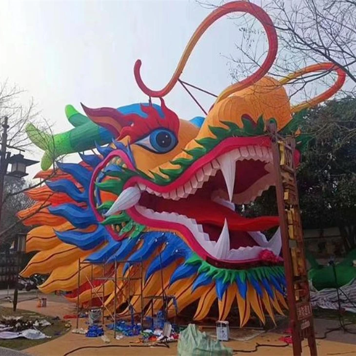Chinese New Year Festival Decorations Dragon Lantern
